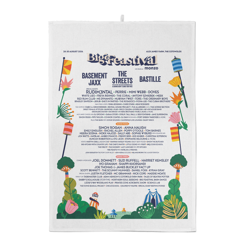 Line-up Tea Towel